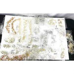 31 PC Wire Gold‎ Silver Hair Wrap Decor Accessories Floral - Prom Wedding Party